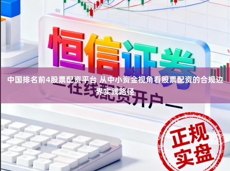 中国排名前4股票配资平台 从中小资金视角看股票配资的合规边界实践路径