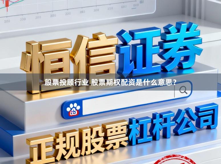 股票投顾行业 股票期权配资是什么意思？